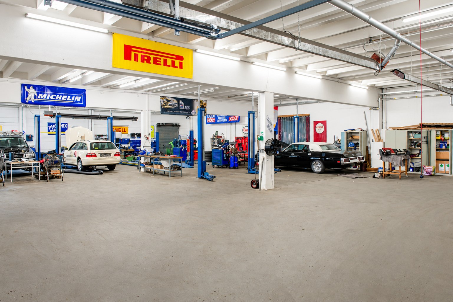 Inside the Fechner vehicle workshop